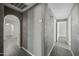 Hallway with wood-look floors leading to multiple rooms at 2601 N 51St St, Phoenix, AZ 85008