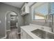 Close-up of the kitchen sink and countertops at 2601 N 51St St, Phoenix, AZ 85008