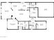 Detailed floor plan showing layout of the house with labeled rooms, dimensions, and bathrooms at 316 W Kelton Ln, Phoenix, AZ 85023