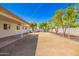 Fenced backyard with a mix of grass and dirt at 3209 N 20Th Pl, Phoenix, AZ 85016