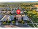 Aerial view showing the property's proximity to community amenities and residential surroundings at 3556 E Austin Dr, Gilbert, AZ 85296
