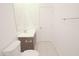 Bathroom featuring toilet, sink and tile flooring at 3611 E Archer Dr, San Tan Valley, AZ 85140