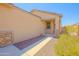 Charming single-story home featuring desert landscaping and stone accents on the facade at 3611 E Archer Dr, San Tan Valley, AZ 85140