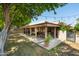 Expansive backyard with a covered patio, perfect for outdoor gatherings and relaxation at 4525 N 66Th St # 112, Scottsdale, AZ 85251