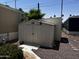 Practical storage shed to store your belongings and yard equipment at 530 S Alma School Rd # 50, Mesa, AZ 85210