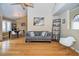 Open-concept living and dining area with high ceilings and lots of natural light at 5640 E Bell Rd # 1099, Scottsdale, AZ 85254