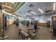 Well-lit community gym featuring modern exercise equipment and spacious layout for fitness enthusiasts at 7710 E Gainey Ranch E Rd # 115, Scottsdale, AZ 85258