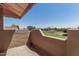 Inviting patio with partial shade overlooking lush green space at 7955 E Chaparral Rd # 17, Scottsdale, AZ 85250