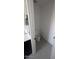This powder room features a modern pedestal sink and a convenient toilet area at 9548 E Rainbow Ave, Mesa, AZ 85212