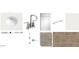 Bathroom design elements showcasing countertops, cabinets, sinks, faucets, flooring, and fixtures options at 5528 W Piedmont Rd, Laveen, AZ 85339
