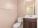 Powder room with a single-sink vanity and tile flooring at 2725 E Mine Creek Rd # 1149, Phoenix, AZ 85024