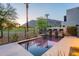 Backyard pool with mountain views, desert landscaping and fence at 4544 N Evans Dr, Scottsdale, AZ 85251