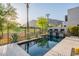 Tranquil backyard pool with water features, mountain view, and desert plants at 4544 N Evans Dr, Scottsdale, AZ 85251
