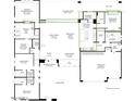 Detailed floor plan featuring kitchen, bedrooms, bathrooms, great room, and three-car garage layout at 8366 E Old Paint Trl, Scottsdale, AZ 85266