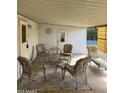 Enclosed patio area with comfortable seating, perfect for outdoor relaxation and entertaining guests at 3330 E Main St # 9, Mesa, AZ 85213