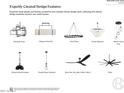 Selection of lighting fixtures for the dining, living, kitchen, and bedrooms at 1535 W Wagon Wheel Dr, Phoenix, AZ 85021
