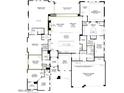 Detailed floorplan showcasing the layout of the home, including bedrooms, kitchen, and living spaces at 8332 E Sand Flower Dr # 20, Scottsdale, AZ 85266
