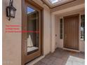 Front entrance featuring two entryways, one for the main house and one for the guest quarters/office/teen space at 19826 W Lincoln St, Buckeye, AZ 85326