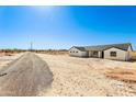 Desert home featuring simple lines and large windows at 22750 E Roper Ln, Florence, AZ 85132