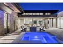 Luxury backyard oasis with a sparkling pool and spa, perfect for relaxation at 28805 N 114Th St, Scottsdale, AZ 85262