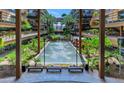 Beautiful courtyard showcasing a water feature, manicured landscaping, and building architecture at 7117 E Rancho Vista Dr # 4006, Scottsdale, AZ 85251