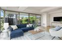 Spacious living room with large windows and city views at 7117 E Rancho Vista Dr # 4006, Scottsdale, AZ 85251