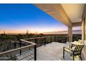 Private balcony with scenic sunset views at 9701 E Happy Valley Rd # 10, Scottsdale, AZ 85255