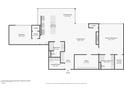 Detailed floor plan showcasing the layout of the home, including the kitchen, bedrooms, and living spaces at 7151 E Rancho Vista Dr # 5001, Scottsdale, AZ 85251