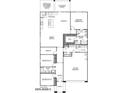 Detailed floor plan featuring a great room, kitchen, primary bedroom, office, and a two-car garage at 20542 N 226Th Ln, Surprise, AZ 85387