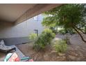 Private patio with desert landscape and seating at 10401 N Saguaro Blvd # 132, Fountain Hills, AZ 85268