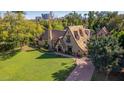 Aerial perspective showcasing the home's size and landscaping at 363 E Monte Vista Rd, Phoenix, AZ 85004