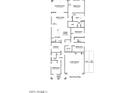 First floor plan showcasing four bedrooms, three baths, a two-car garage, and a covered patio at 10538 W Quail Ave, Peoria, AZ 85382