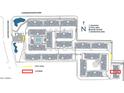 Site map showing building locations, pool, and unit #268 at 155 N Lakeview Blvd # 268, Chandler, AZ 85225