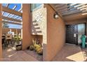 Private patio with seating area, perfect for outdoor dining at 7401 N Scottsdale Rd # 3, Paradise Valley, AZ 85253