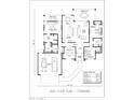 2020 floor plan showing 3 bedrooms, office, and covered patio at 17030 W Whispering Rock Trl, Surprise, AZ 85387