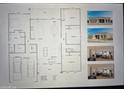 Detailed floor plan showcasing the layout with a Primary bedroom, kitchen, living room, and two-car garage at 16029 E Rancho Laredo Dr, Scottsdale, AZ 85262