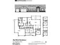 Detailed floor plan showcasing the layout of the Red Bird Residence at 15435 W Bajada Dr, Surprise, AZ 85387