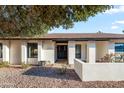 Inviting front entrance with brick walkway and modern door at 12271 N 74Th St, Scottsdale, AZ 85260