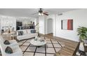 Bright and airy living room with neutral decor and a cozy seating arrangement at 20722 N 38Th St, Phoenix, AZ 85050