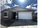 Beautiful single-story home featuring a two-car garage and professionally landscaped front yard at 4317 E Bradford Ave, San Tan Valley, AZ 85143