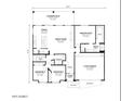 Detailed floor plan showcasing the layout of this open-concept home at 27112 N 148Th Dr, Surprise, AZ 85387