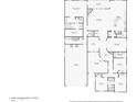 Spacious floor plan with 4 bedrooms, office, and Gathering room at 12866 S 183Rd Ave, Goodyear, AZ 85338
