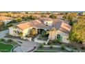 Impressive estate home with tile roof and manicured lawn at 4547 S Banning Dr, Gilbert, AZ 85297