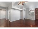 Bright living room with hardwood floors and neutral walls at 3302 N 7Th St # 226, Phoenix, AZ 85014