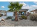 Charming one-story house with a well-maintained front yard at 17475 W Caribbean Ln, Surprise, AZ 85388