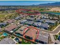 A bird's eye view showcases this home's ideal location within a vibrant community with scenic mountain views at 11899 N Spearfish St, Surprise, AZ 85388
