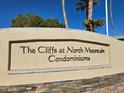 The Cliffs at North Mountain Condominium sign at 1720 E Thunderbird Rd # 2015, Phoenix, AZ 85022