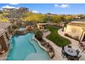 Luxury estate home with expansive backyard, pool, and scenic mountain views at 15419 E Stardust Dr, Fountain Hills, AZ 85268