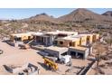 Home under construction with mountain views at 22805 N Church Rd, Scottsdale, AZ 85255