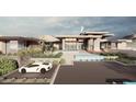 Modern home with sleek design and private pool at 22805 N Church Rd, Scottsdale, AZ 85255